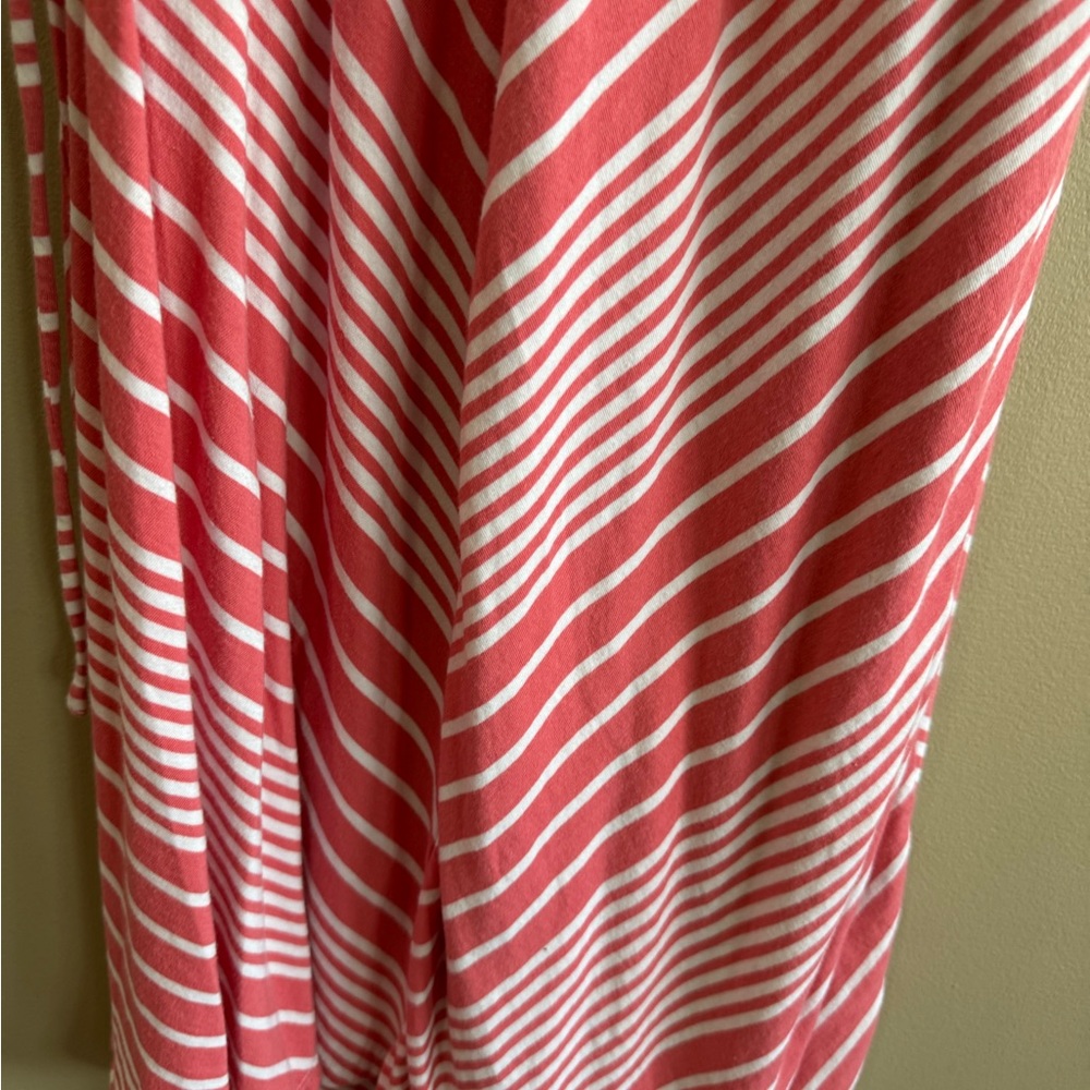 Old Navy Pink Striped Maxi Maternity Dress - Picture 3 of 9
